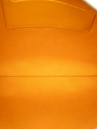 Pre-owned Goyard 2018 Ine Senat Mm Clutch Bag In Yellow