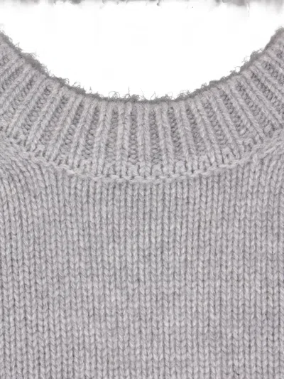 Sa Su Phi Ribbed Sweater In Gray