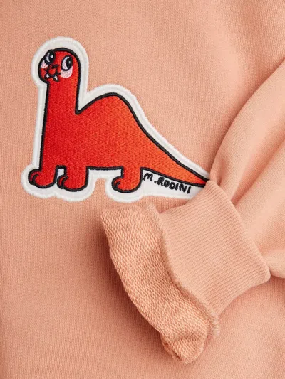 Mini Rodini Dinosaur-appliqué Sweatshirt In Neutral