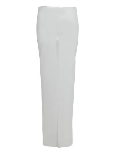 Monot Cut-out Crepe Maxi Dress In White