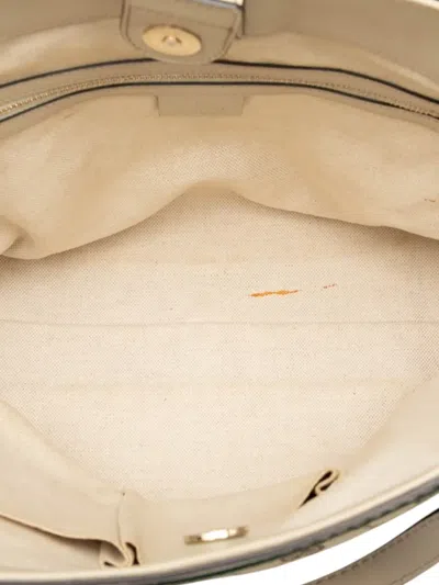 Pre-owned Gucci 2000-2015 Gg Canvas Mayfair Tote Bag In Brown