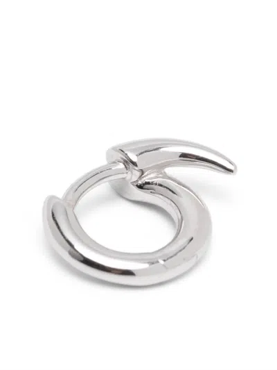 Shaun Leane Mini Quill Hoop Earring In Silver