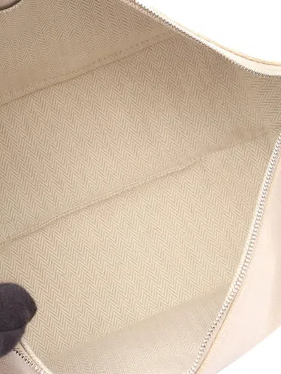 Pre-owned Hermes 2010-2025 Small Toile Bride A Brac Case Handbag In Brown