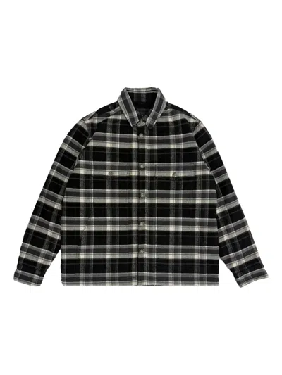 Chrome Hearts Work Dog Quilted Shirt Jacket In Black