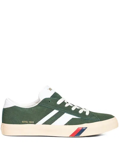 Pro-keds Royal Classic Stripe Sneakers In Green
