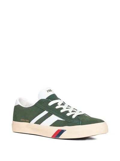 Pro-keds Royal Classic Stripe Sneakers In Green