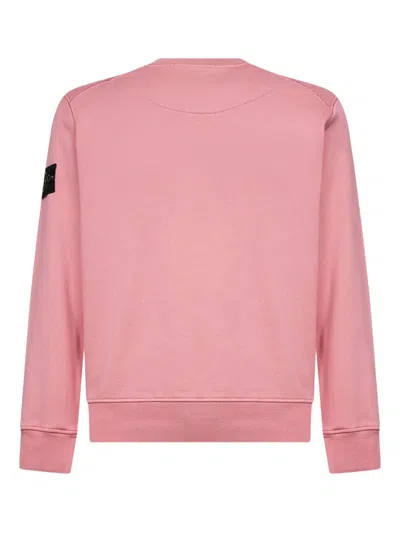Stone Island Long-sleeve Sweatshirt In Pink