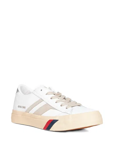 Pro-keds Royal Classic Striped Sneakers In White