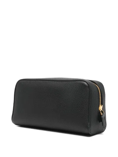 Tom Ford Zipped Clutch Bag In Black