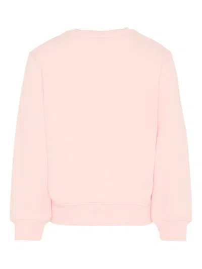 Casablanca Graphic-print Crew-neck Sweatshirt In Pink