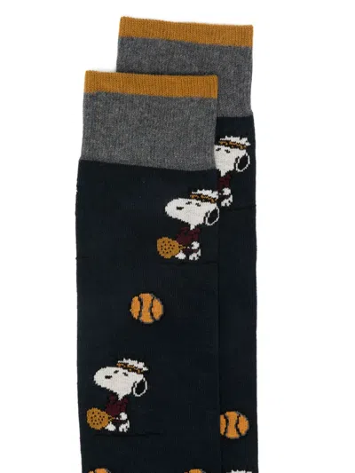 In The Box X Peanuts Snoopy Paddle Ball Socks In Blue