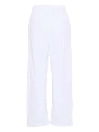 Casablanca Wave-print Trousers In White