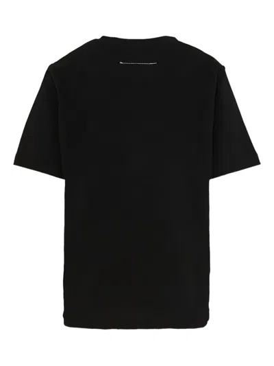 Mm6 Maison Margiela Short-sleeve T-shirt In Black