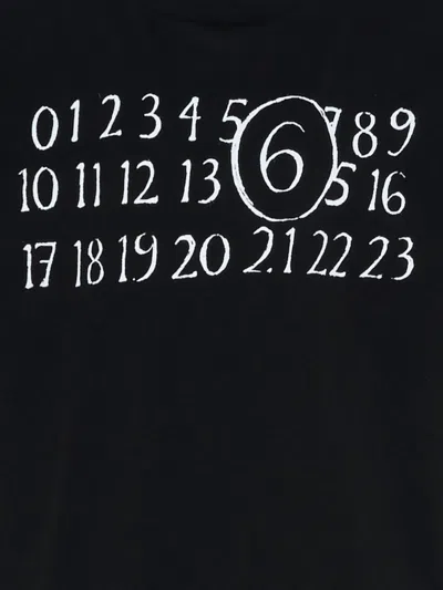 Mm6 Maison Margiela Short-sleeve T-shirt In Black