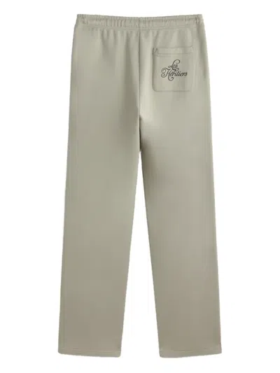 Les Héritiers Signature Drawstring Trousers In Neutral