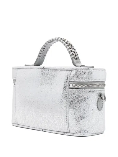 Stella Mccartney Zip-fastening Make Up Bag In Silver