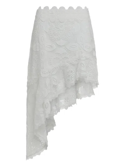 Waimari Lace Mini Skirt In White