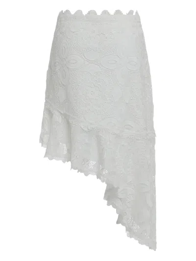 Waimari Lace Mini Skirt In White