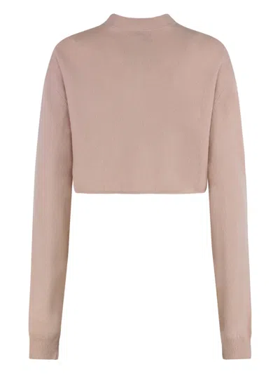 Le Kasha Cropped Sweater In Neutral