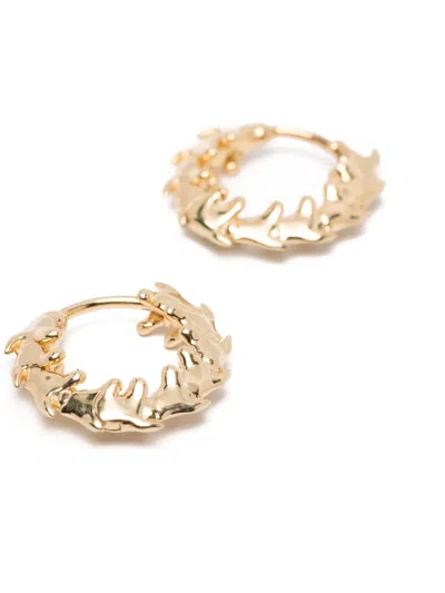 Shaun Leane Mini Serpent's Trace Hoop Earring In Gold