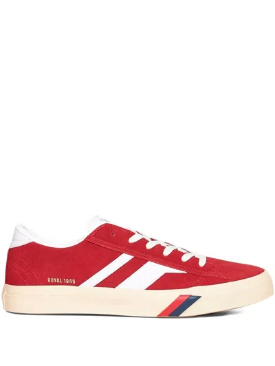 Pro-keds Suede Sneakers In Red