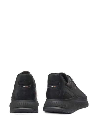 Hugo Boss Boss Sneakers Ttnm Evo With Jacquard Monogram In Black