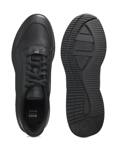 Hugo Boss Boss Sneakers Ttnm Evo With Jacquard Monogram In Black