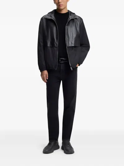 Hugo Boss Boss Sneakers Ttnm Evo With Jacquard Monogram In Black