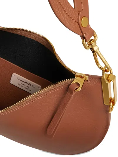 Coccinelle Sunup Zip Tote Bag In Brown