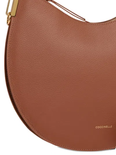 Coccinelle Sunup Zip Tote Bag In Brown