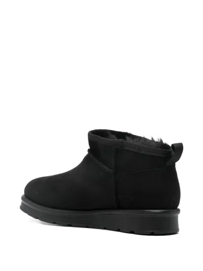 Love Moschino Pull Tab Boots In Black