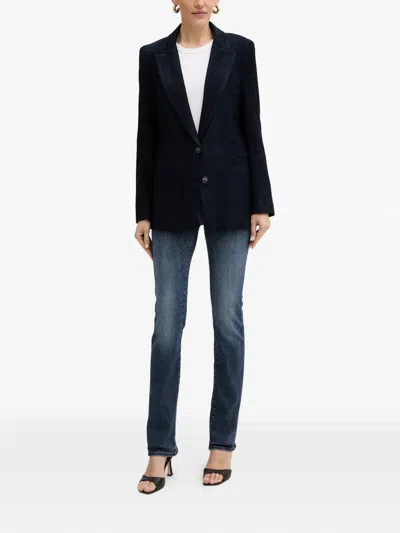 Armani Exchange Bootcut Jeans In Blue