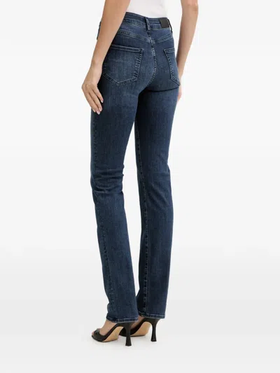Armani Exchange Bootcut Jeans In Blue