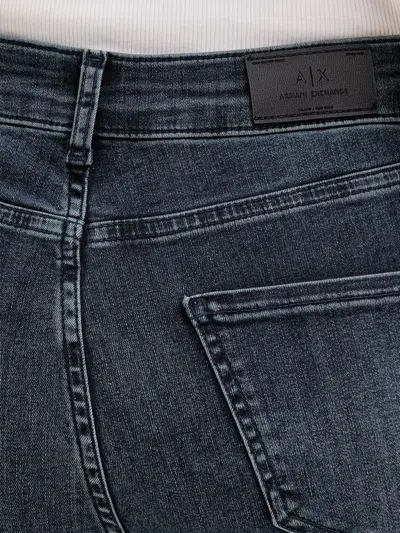 Armani Exchange Bootcut Jeans In Blue