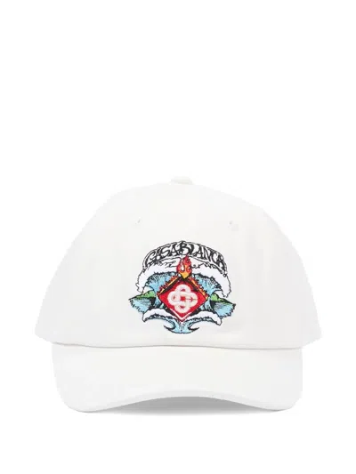 Casablanca Embroidered-logo Baseball Cap In White