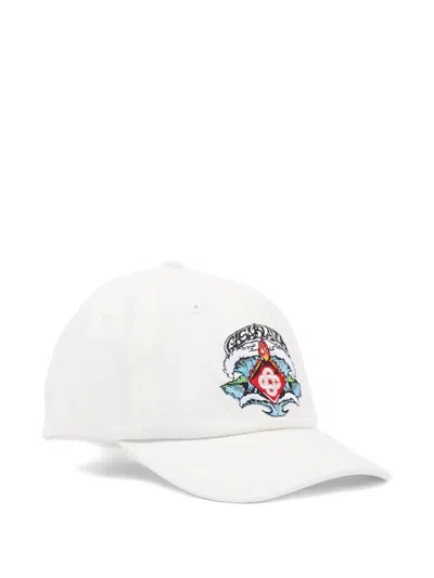 Casablanca Embroidered-logo Baseball Cap In White