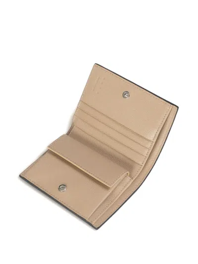 Marni Logo-lettering Bifold Wallet In Green