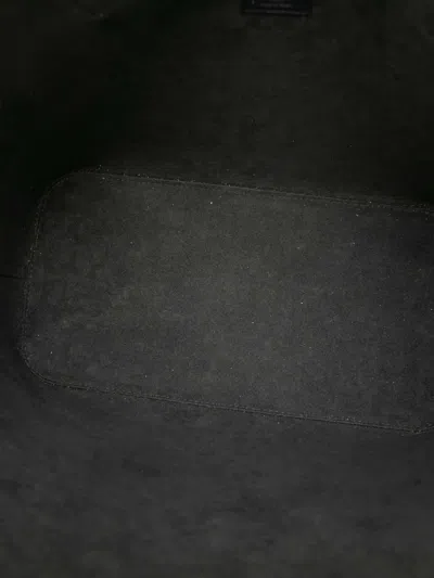 Pre-owned Louis Vuitton 2017 Epi Denim Neverfull Mm Tote Bag In Black