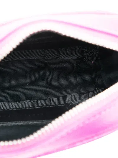 Pre-owned Saint Laurent 2020 Baby Matelasse Grain De Poudre Monogram Lou Camera Bag Crossbody Bag In Pink