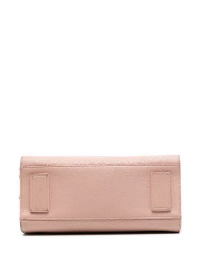 Pre-owned Saint Laurent 2016 Baby Grained Calfskin Sac De Jour Satchel In Pink