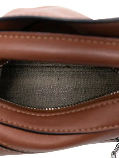 Pre-owned Loewe 2010-2025 Nano Calfskin Puzzle Satchel In Brown