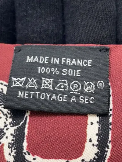 Pre-owned Hermes 2025 Inventaire Poetique De Brides A Bloc Silk Twilly Scarf Scarves In Orange