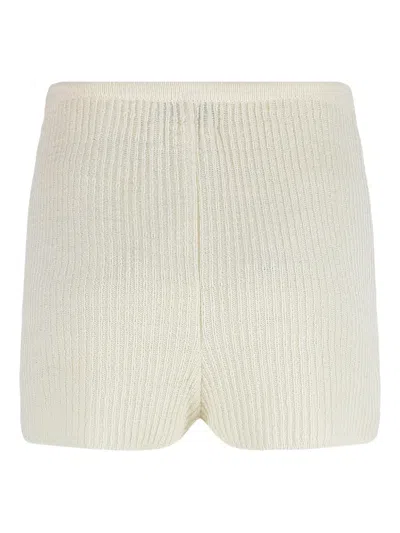 Le Kasha Knitted Shorts In Neutral
