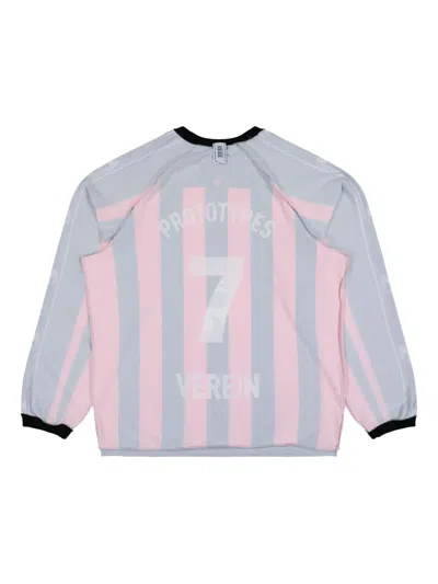 Prototypes Striped-pattern Sweatshirt In Multi