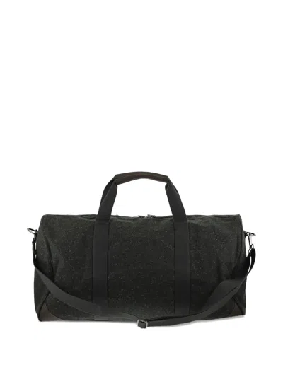Mc2 Saint Barth Jetleg Embroidered-logo Holdall In Black