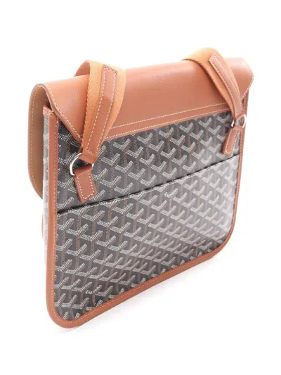 Pre-owned Goyard 2010-2025 Ine Coursier Messenger Bag Shoulder Bag In Black