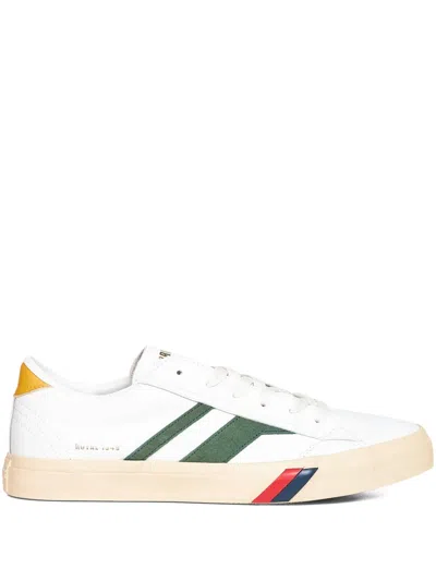 Pro-keds Royal Classic Striped Sneakers In White