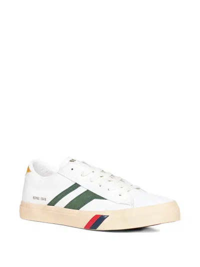 Pro-keds Royal Classic Striped Sneakers In White