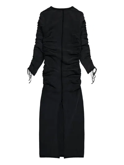 Misbhv Community Gathered Maxi Dress In Black