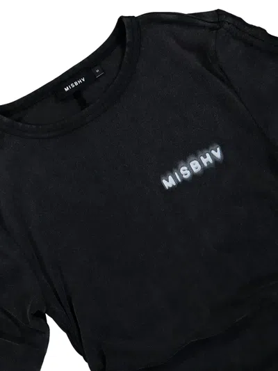 Misbhv Community Gathered Maxi Dress In Black